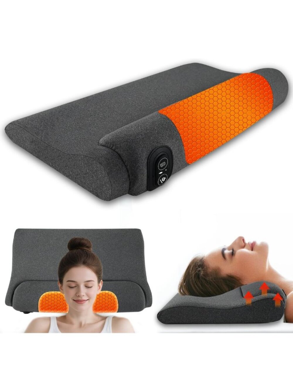 3-in-1 Neck Massager Pillow | Relieves Neck & Shoulder Pain, Heating & Vibration